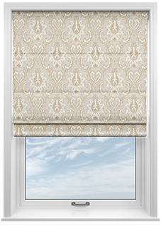 Tegola, Natural - Twist&Fit Roman Blind